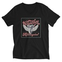 custom motorcycle  Unisex V-Neck Tee