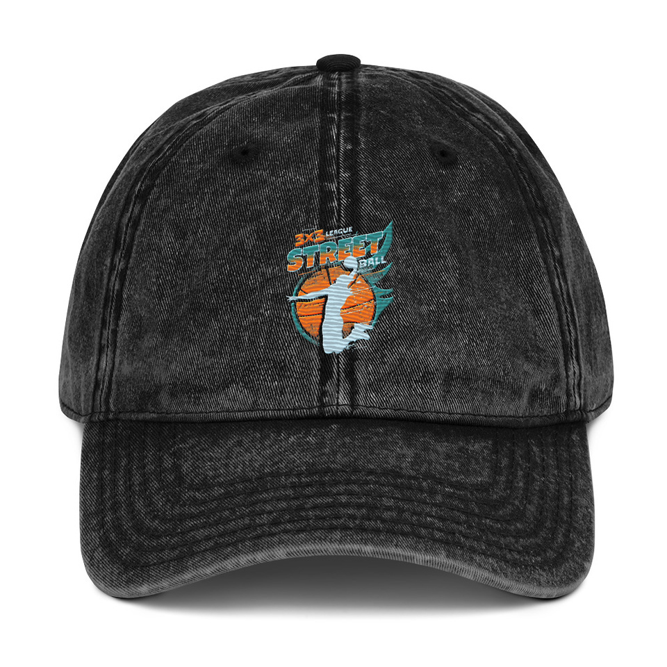 3x3 Basketball League Vintage Cap