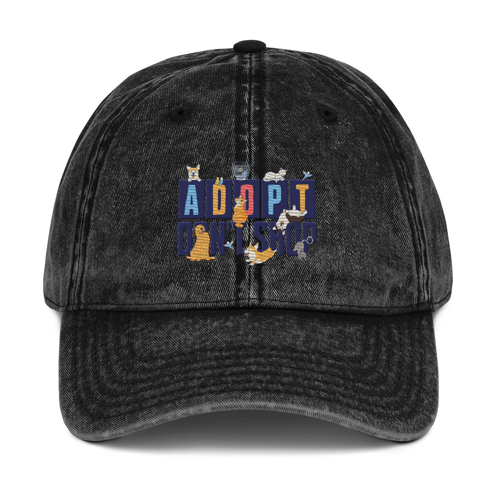 Adopt a Pet - Cute Animal Vintage Cap