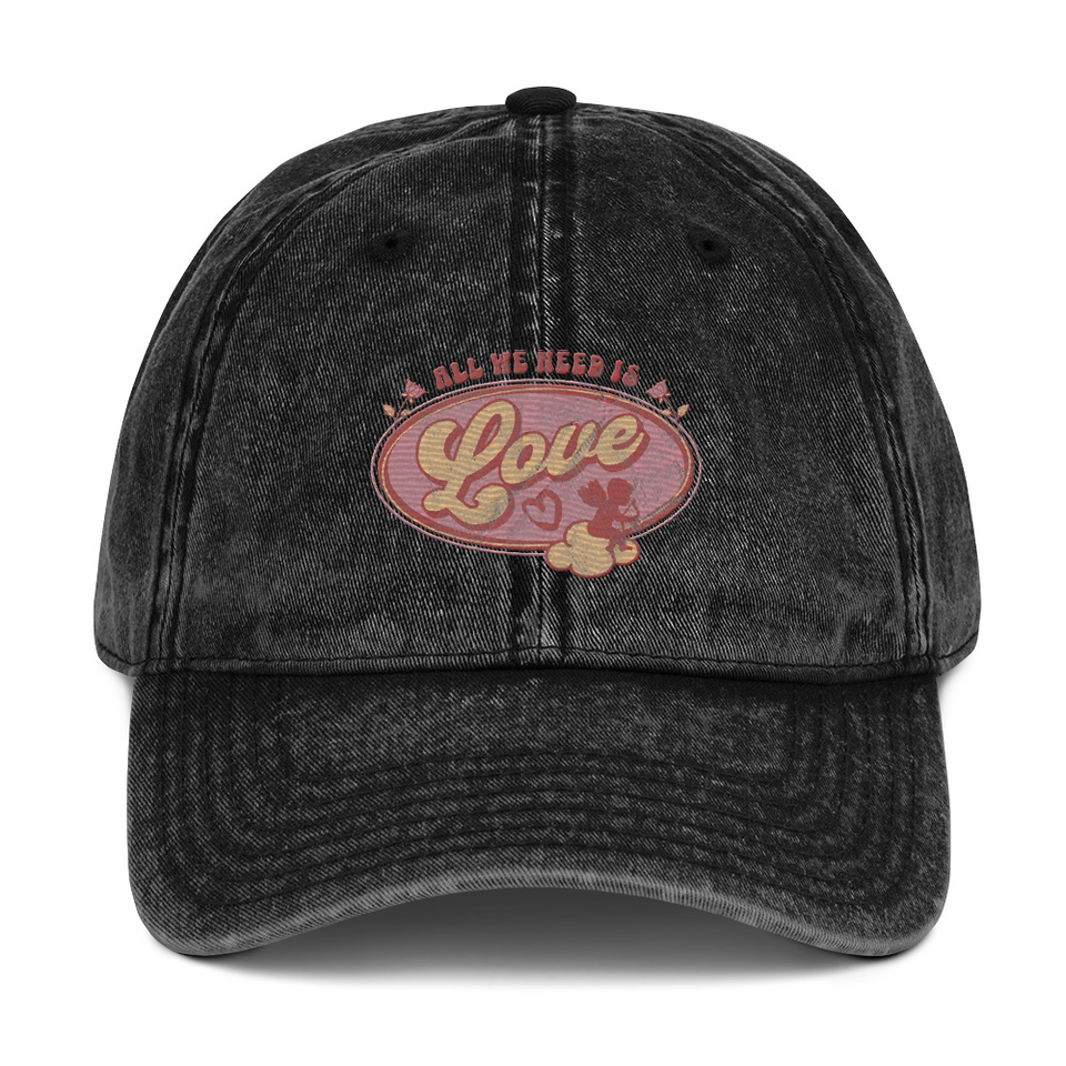 All We Need Is Love - Cupid Vintage Cap