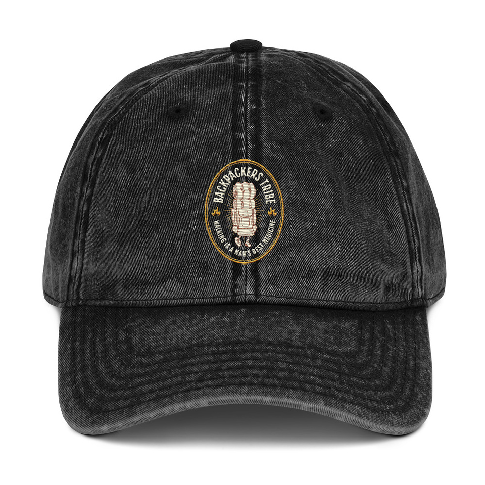 Backpackers Tribe - Adventure Badge Vintage Cap