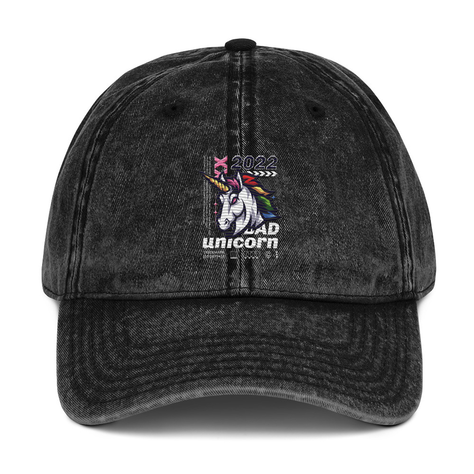 Bad Unicorn - Horse Vintage Cap