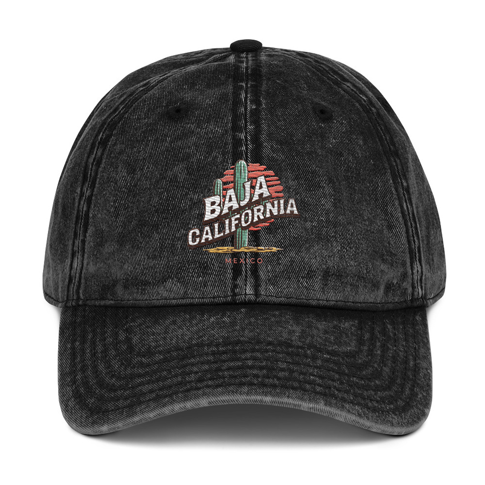 Baja Cali Mexico Vintage Cap