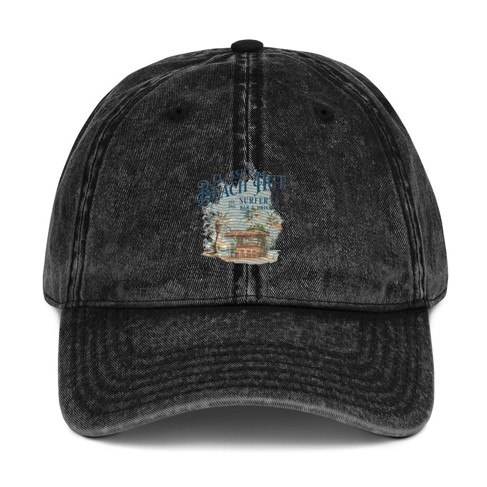 Beach Hut Vintage Cap
