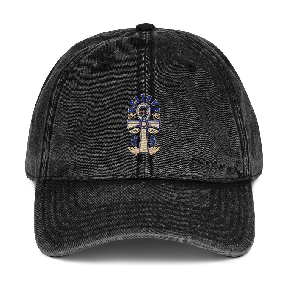 Believe  - Faith Symbol Vintage Cap