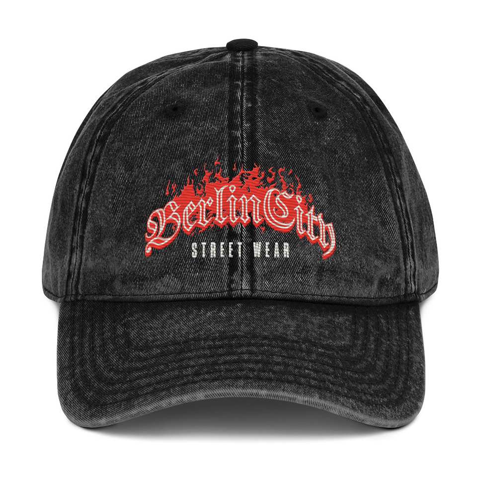 Berlin City Streetwear - Fire Vintage Cap