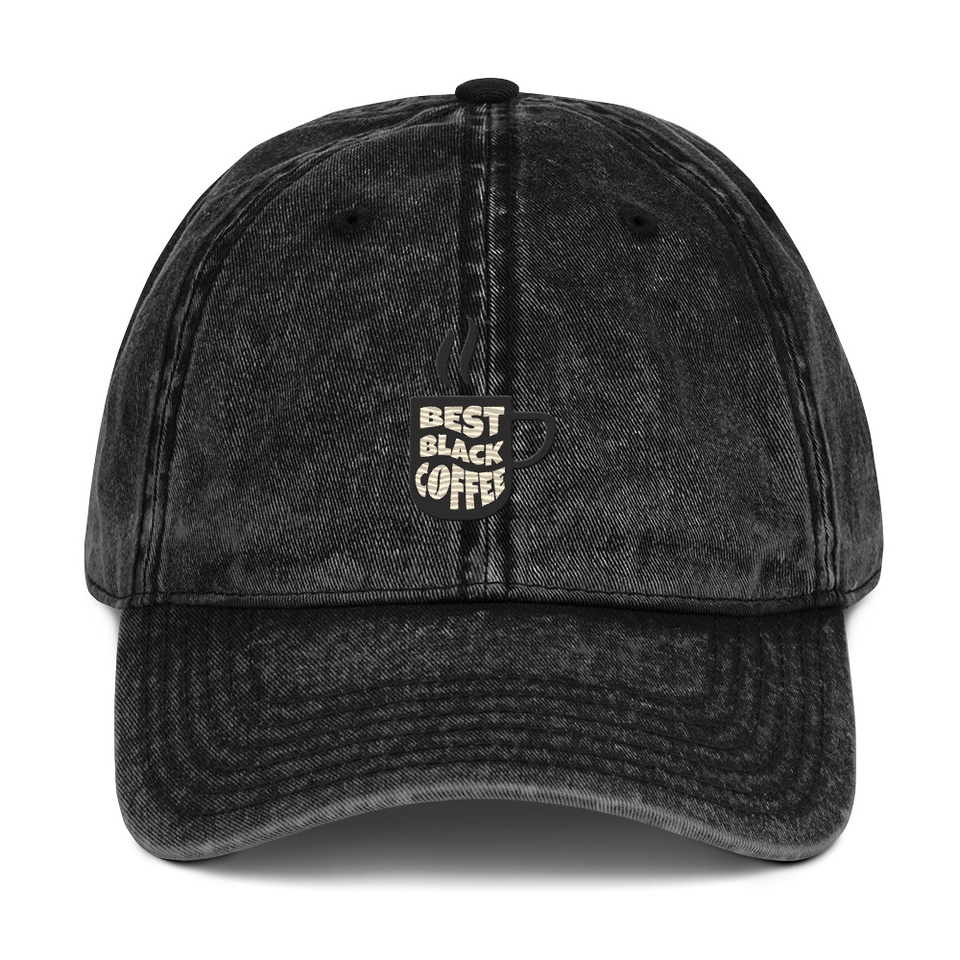 Best Black Coffee - Hot Cup Vintage Cap