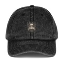 Black Metal - Hardcore skull theme design Vintage Cap