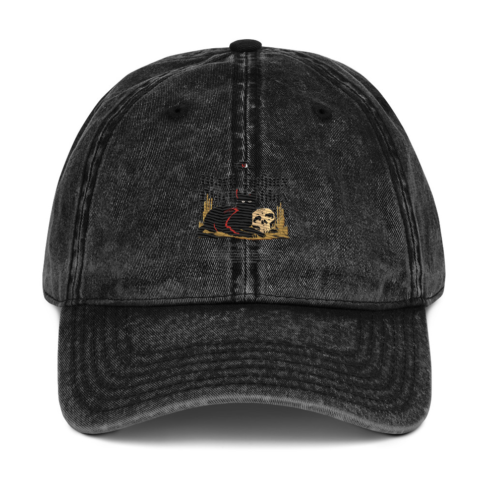 Black Sphinx Vintage Cap