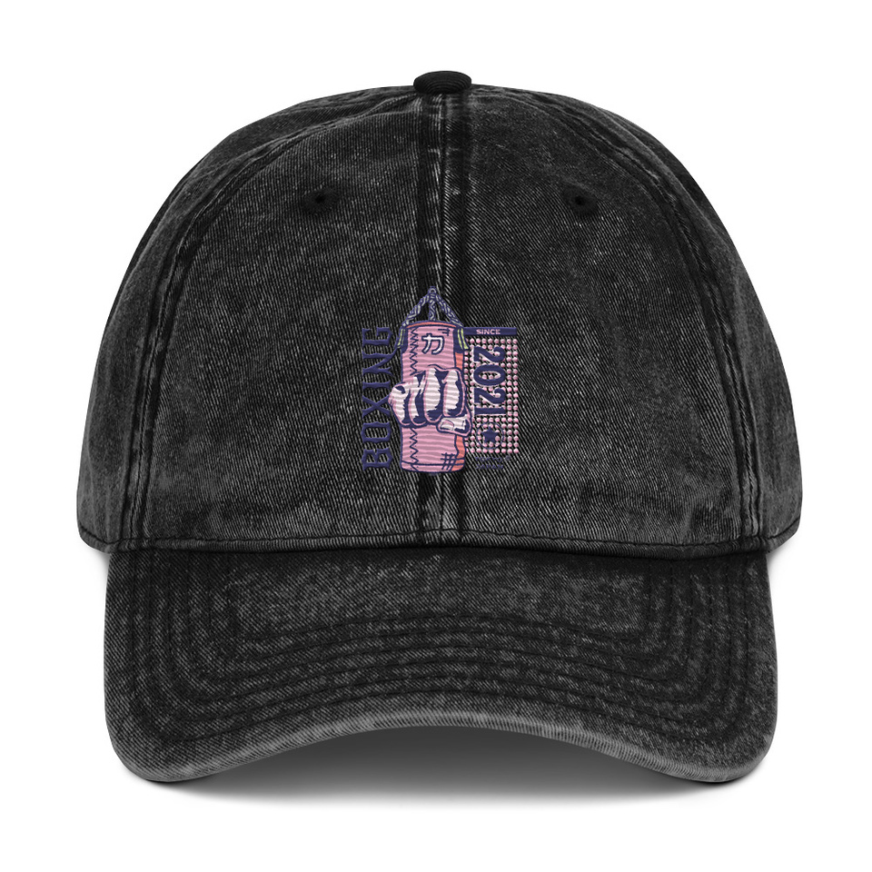 Boxing Fist - Punching Bag Vintage Cap