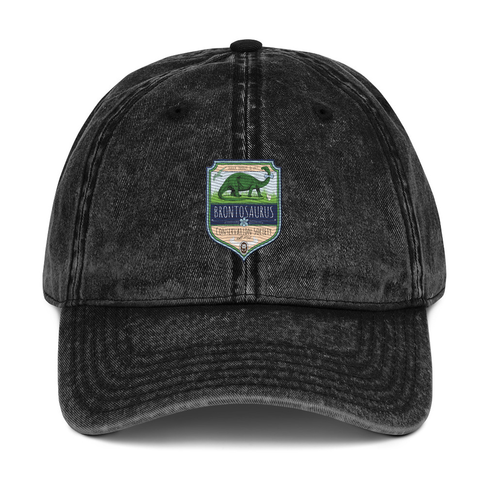 Brontosaurus Conservation Society Vintage Cap