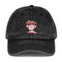 Burger Mascot Vintage Cap