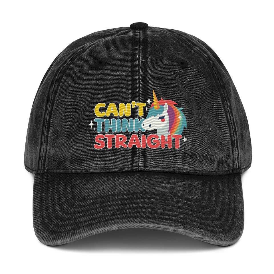Can't Think Straight (2) Vintage Cap