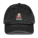 Cartoony Christmas Tree Vintage Cap