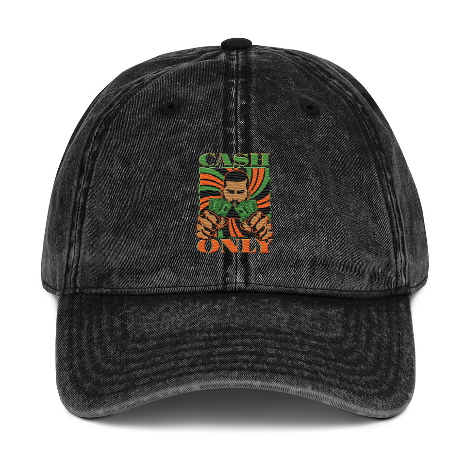 Cash Only - Streetwear Vintage Cap