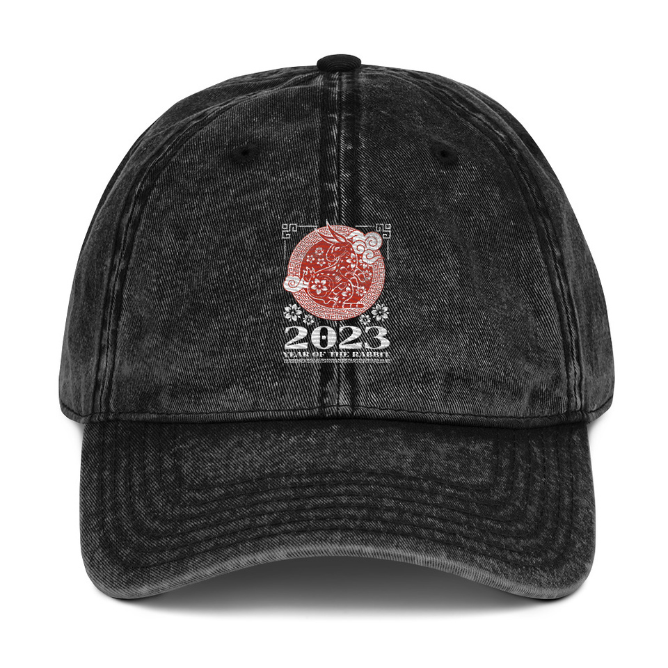 Chinese Lunar Year - Rabbit Vintage Cap