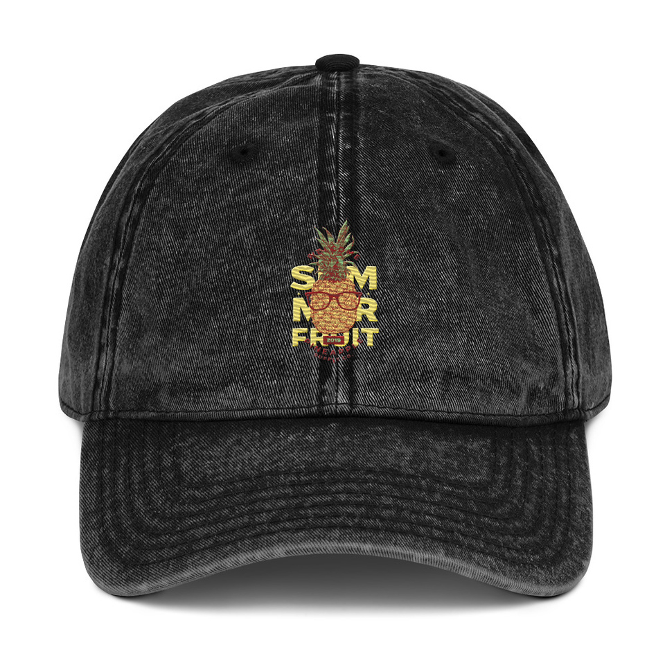 Cool Pineapple - Tropical Fruit Vintage Cap
