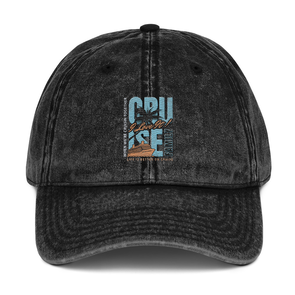 Cruise Ship Vintage Cap