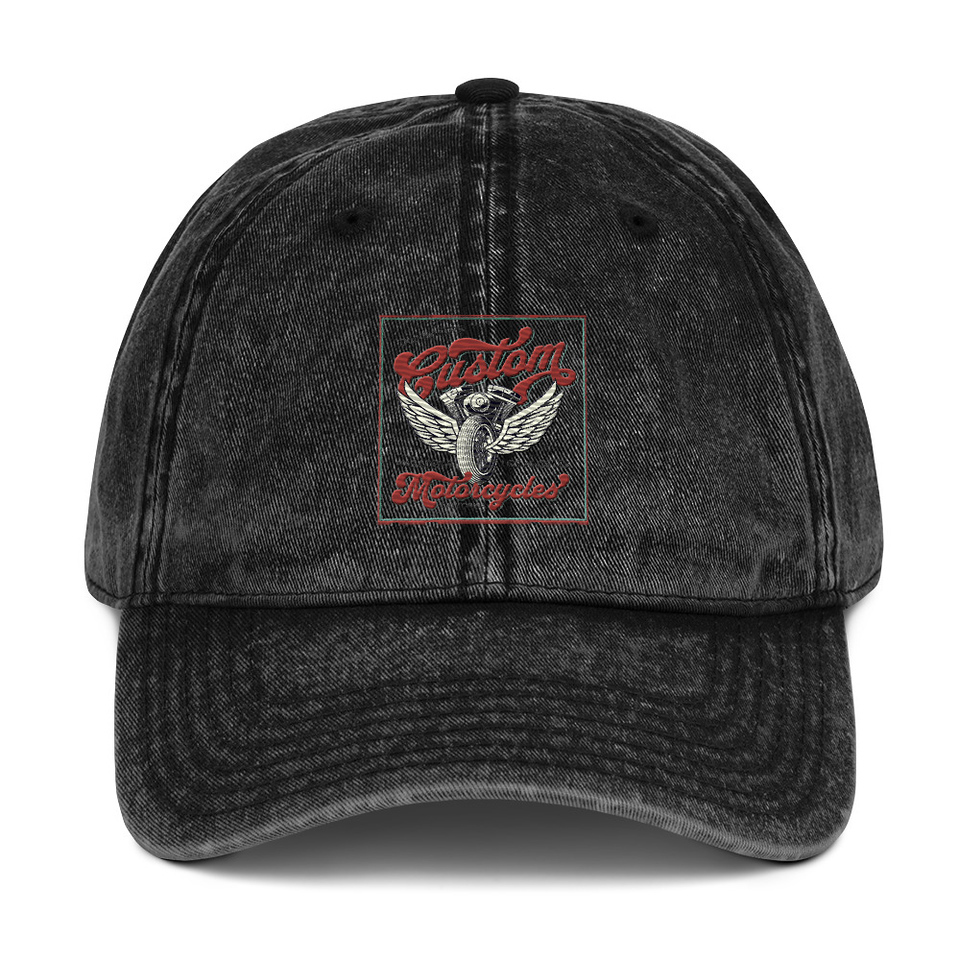 custom motorcycle  Vintage Cap