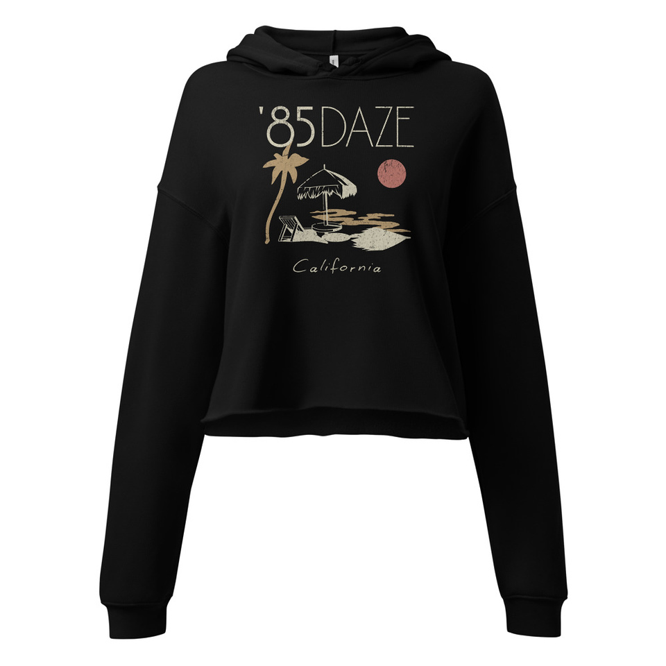 '85 Daze California Women's Cropped Hoodie