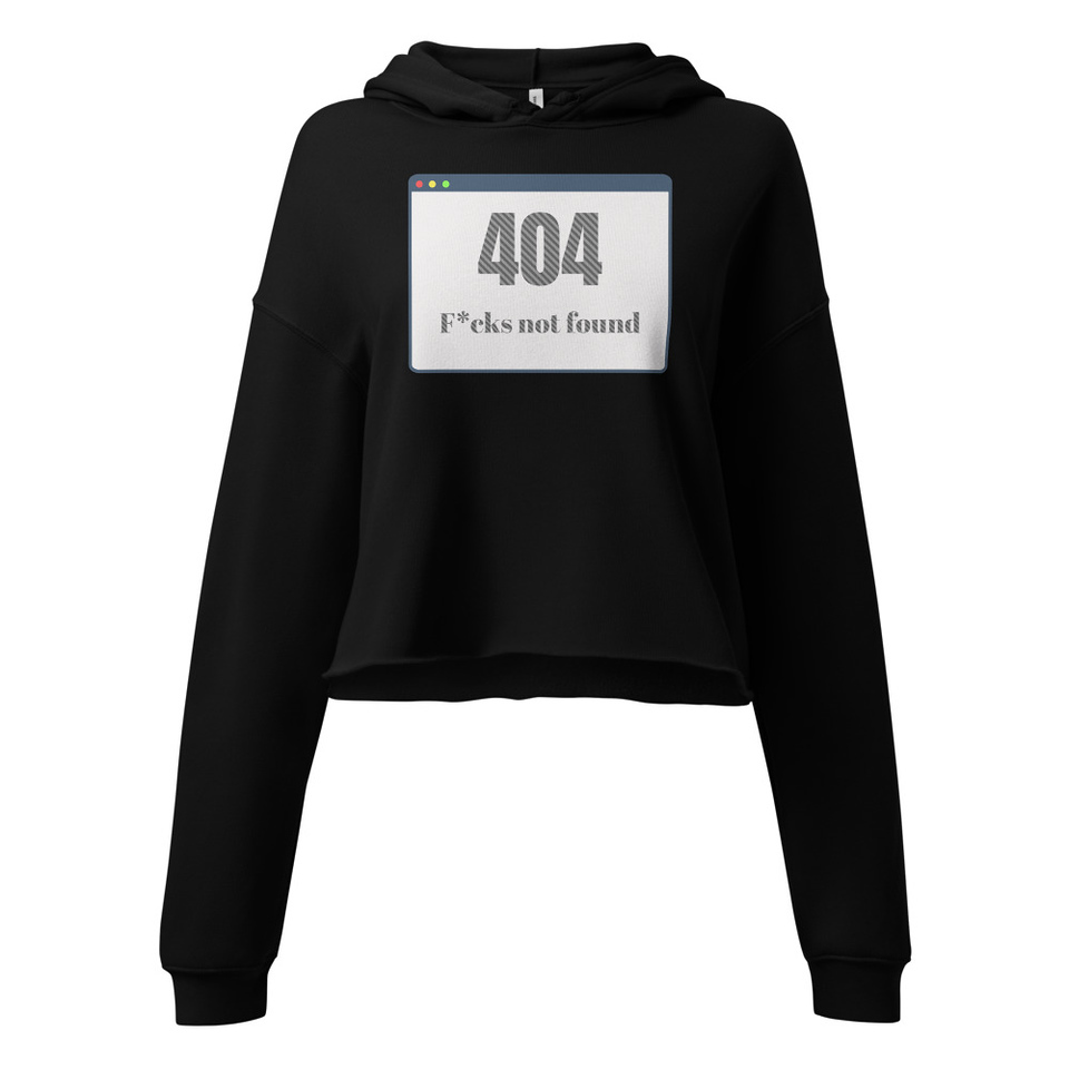 404 Women's Cropped Hoodie