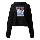 AMERICA (2) Women's Cropped Hoodie