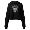 American All Star Football - Sports Helmet Women's Cropped Hoodie