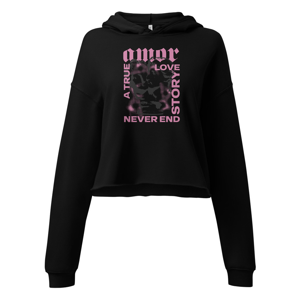 Amor Women's Cropped Hoodie