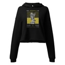 Angelic Aura Streetwear Women's Cropped Hoodie