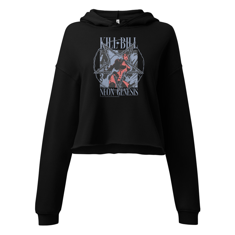Anime Vintage Women's Cropped Hoodie