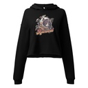 Astrocat - Retro graphic Women's Cropped Hoodie