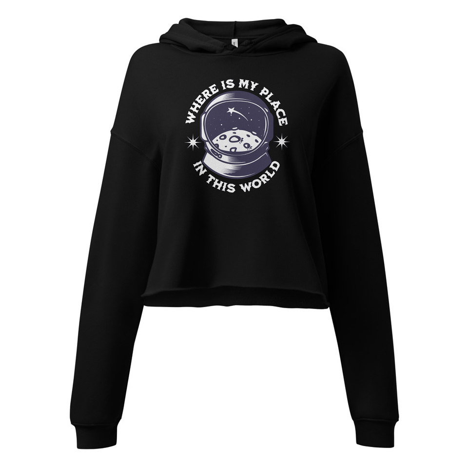 Astronaut Women's Cropped Hoodie
