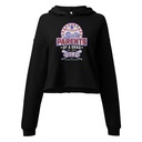 Baseball Mom Of A Graduate Women's Cropped Hoodie