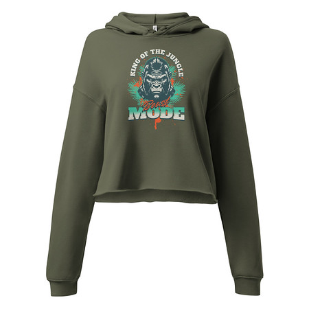Beast Mode Women's Cropped Hoodie