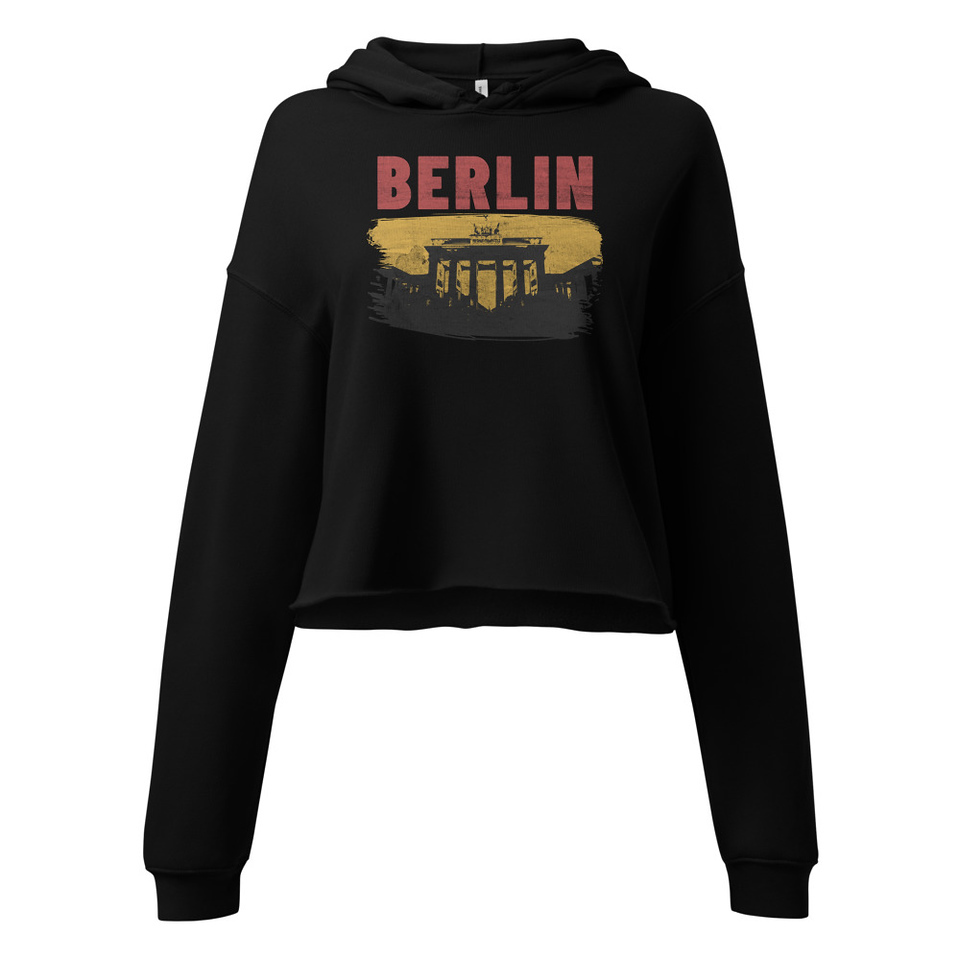 Berlin Women's Cropped Hoodie