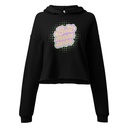 Best Mom Ever - Retro Typography Women's Cropped Hoodie