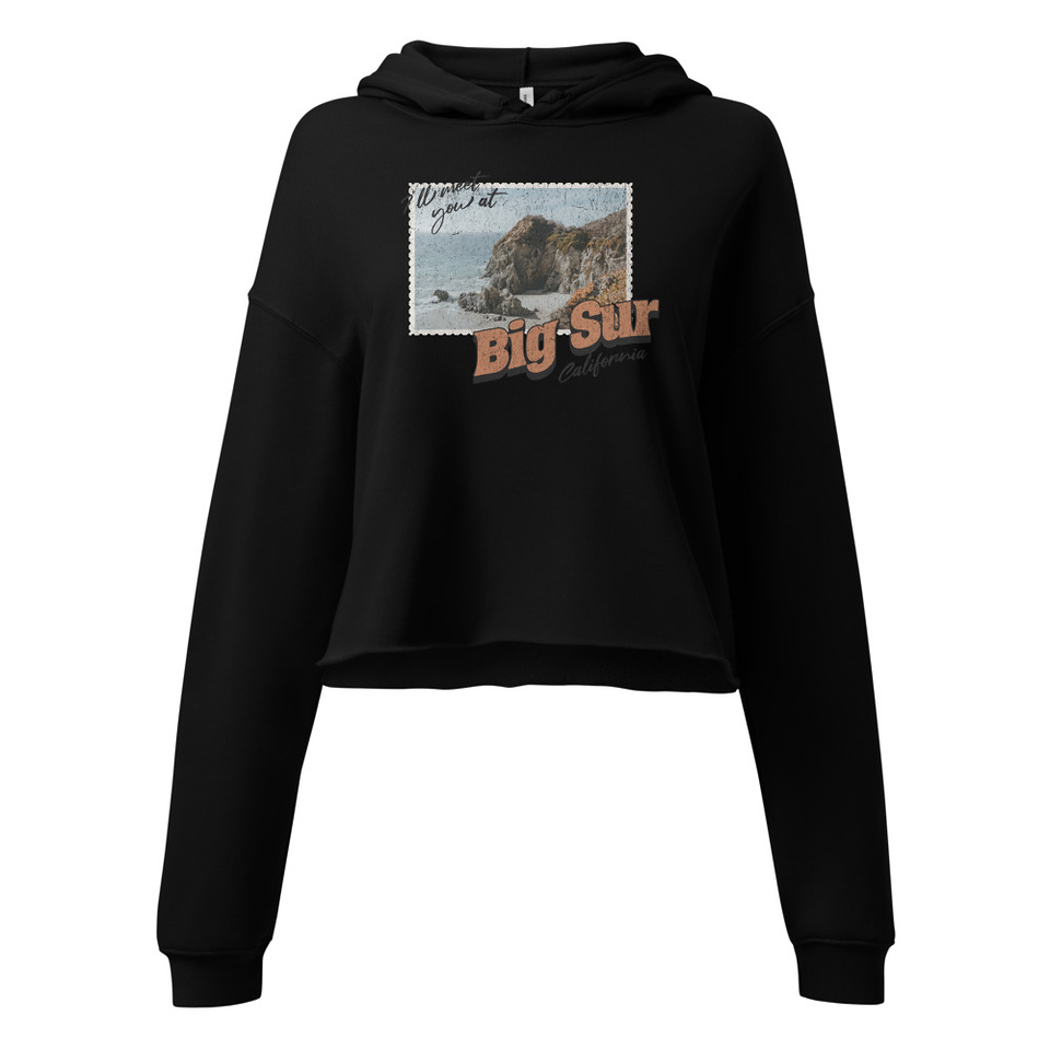 Big Sur, Cali Women's Cropped Hoodie