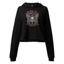 BLACK INK TATTOO Women's Cropped Hoodie