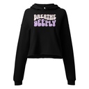 Breathe Deeply Women's Cropped Hoodie