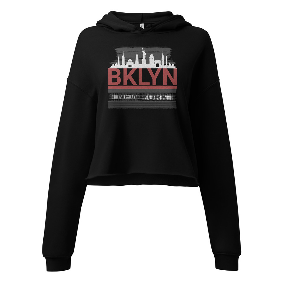 Brooklyn -New York   Women's Cropped Hoodie