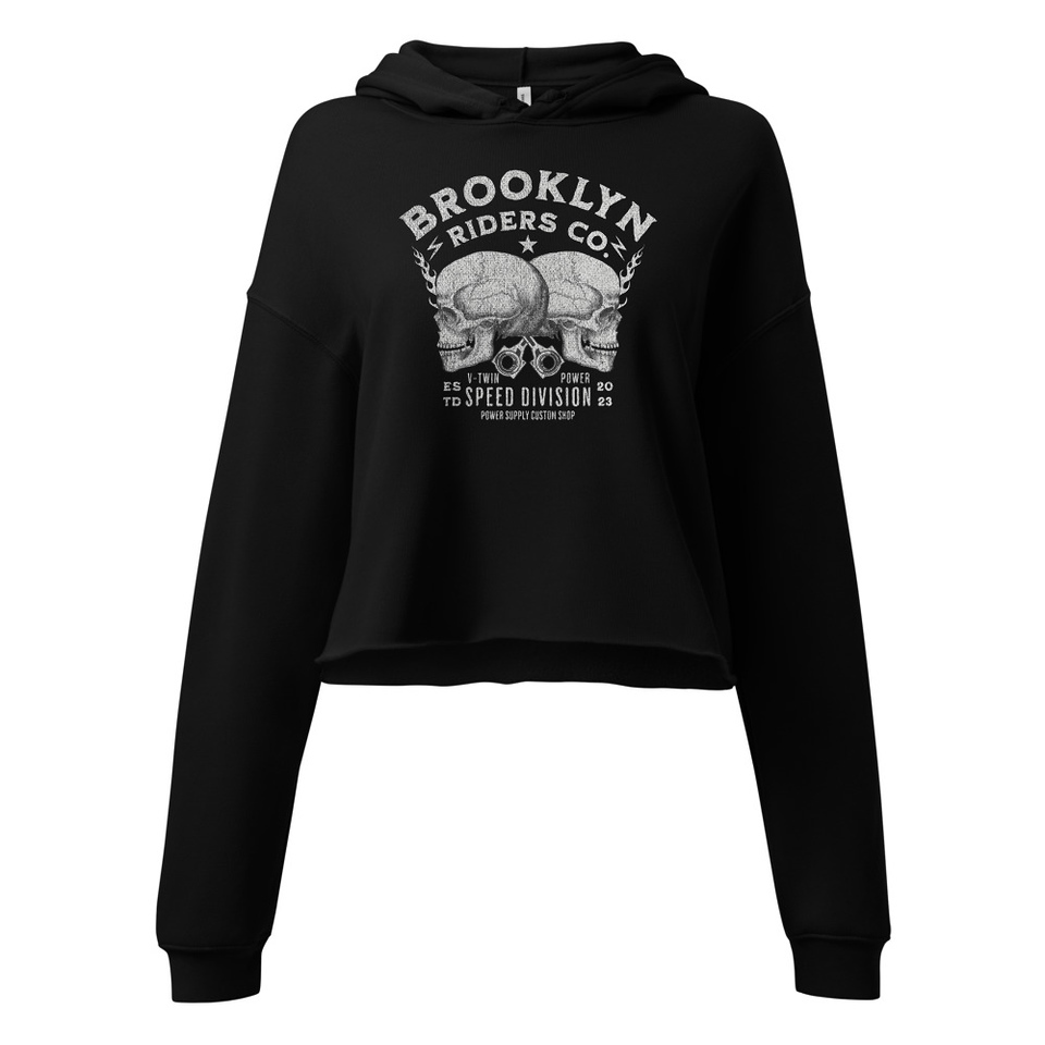 BROOKLYN NEWYOR RIDERS CO Women's Cropped Hoodie