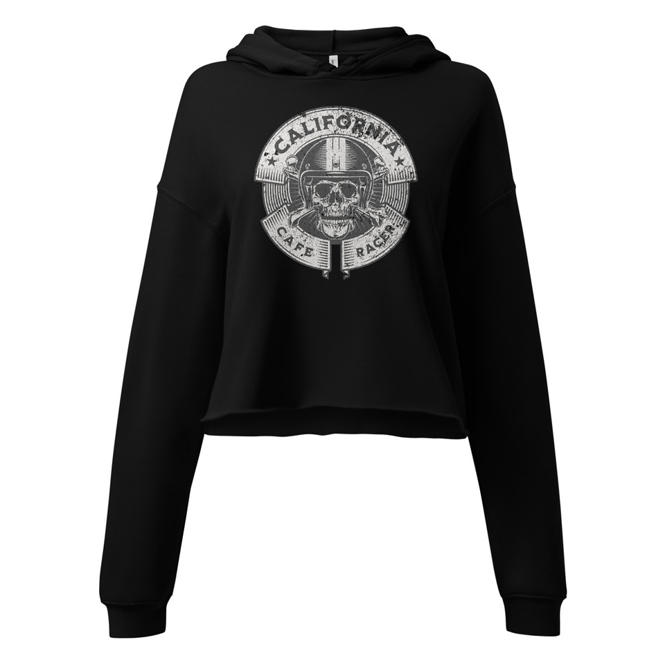 CAFE RACERS FUNNY Women's Cropped Hoodie