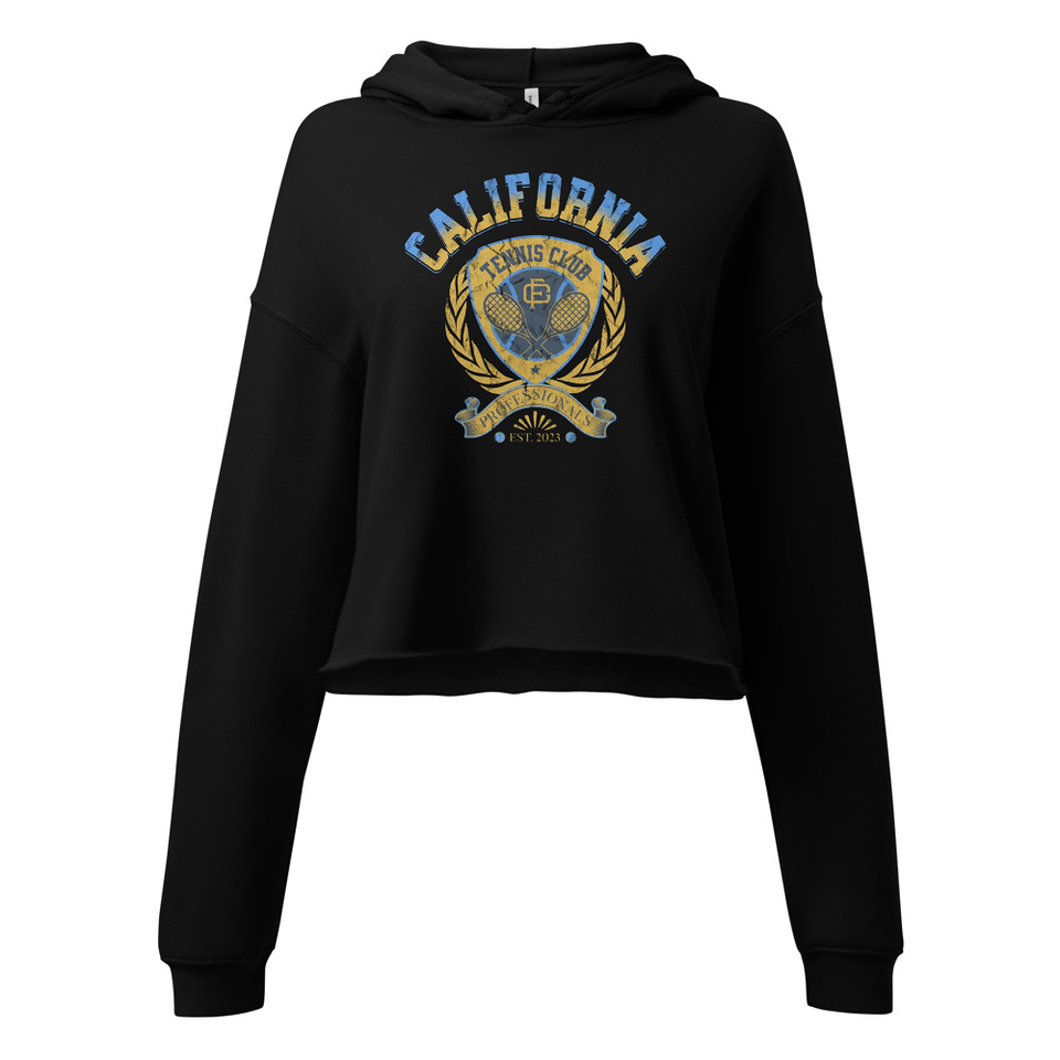 CALIFORNIA TENNIS PROFESSIONALS Women's Cropped Hoodie