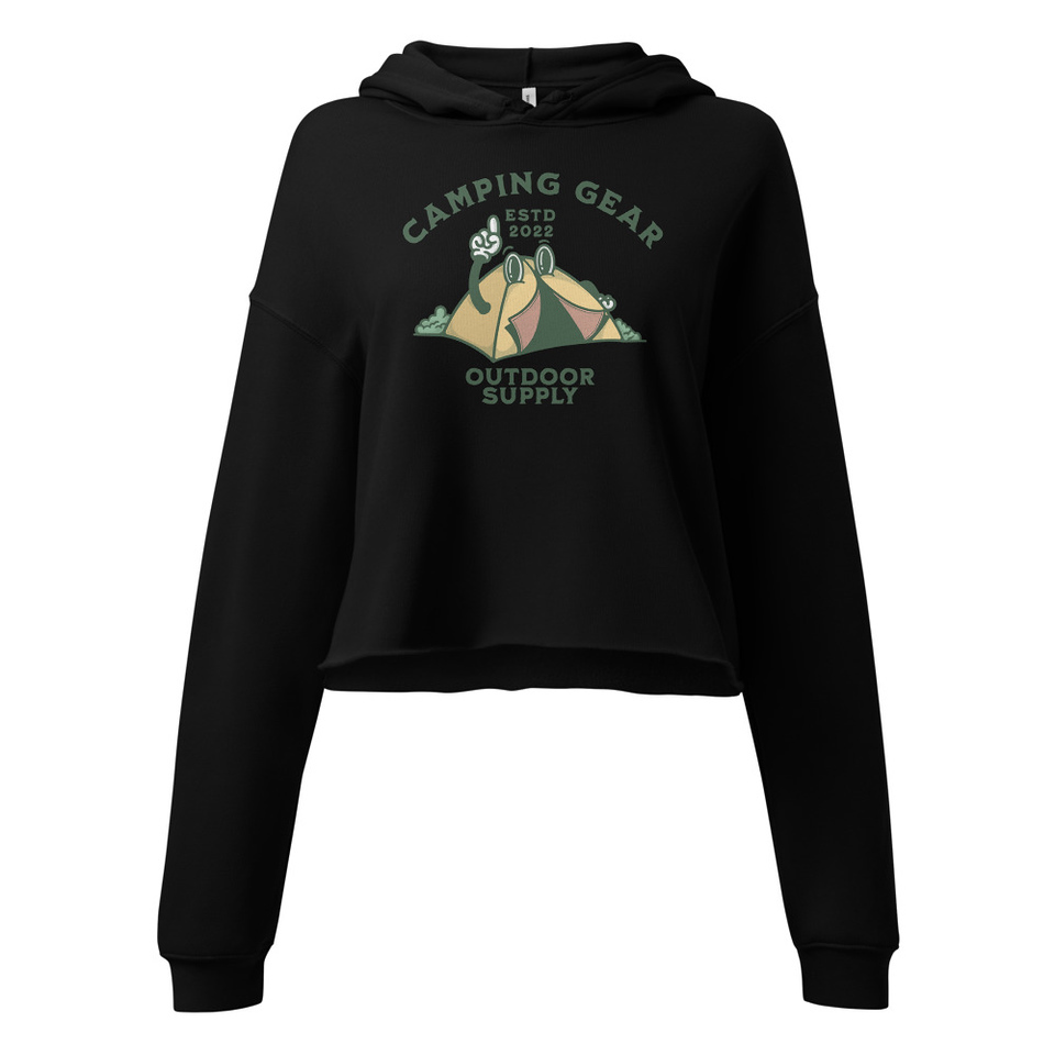 Camping Gear Women's Cropped Hoodie