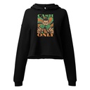 Cash Only - Streetwear Women's Cropped Hoodie