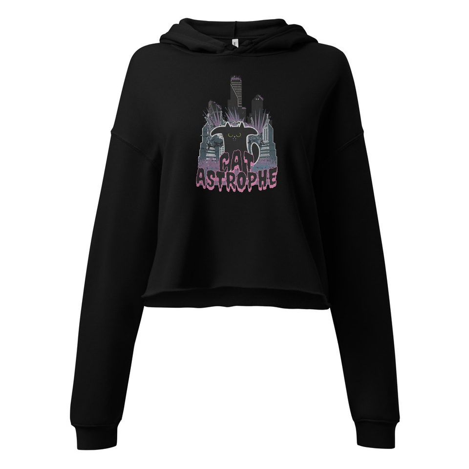 cat-astrophe Women's Cropped Hoodie
