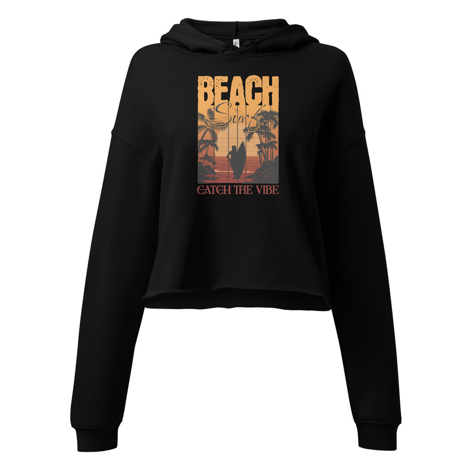 Catch the Vibe Women's Cropped Hoodie