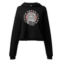 Catch These Claws - Cute Cat Women's Cropped Hoodie