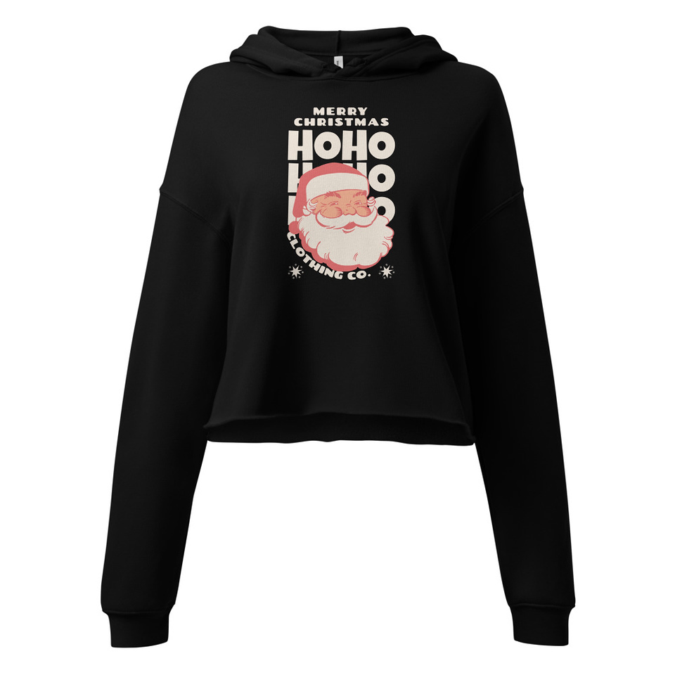 Christmas Season - Santa Claus Women's Cropped Hoodie