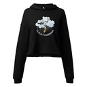Cloud Whisperer - Rainy Weather Women's Cropped Hoodie